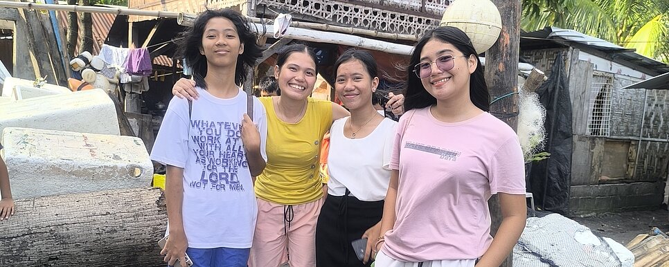 Kindergruppe in Davao City/Philippinen