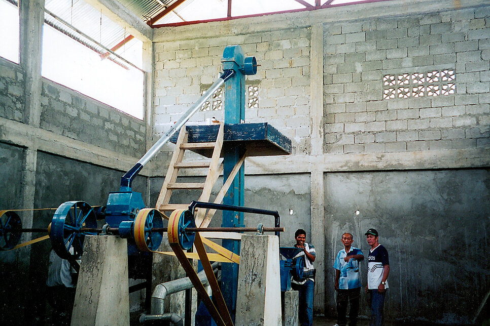 Reismühle auf den Philippinen